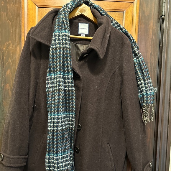 croft & barrow Jackets & Blazers - Brown wool women’s coat. Gently worn excellent condition XL but fits more like L